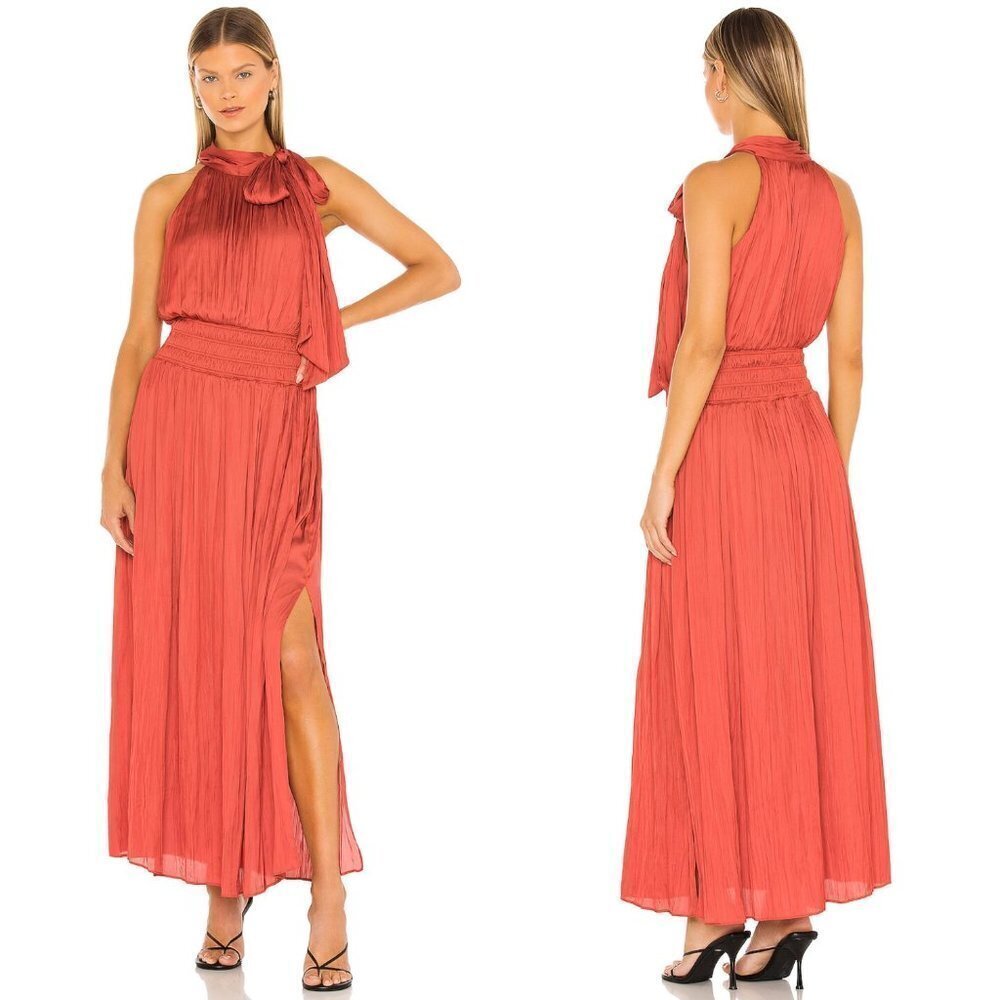 Bcbgmaxazria Halter Neck Long Dresses